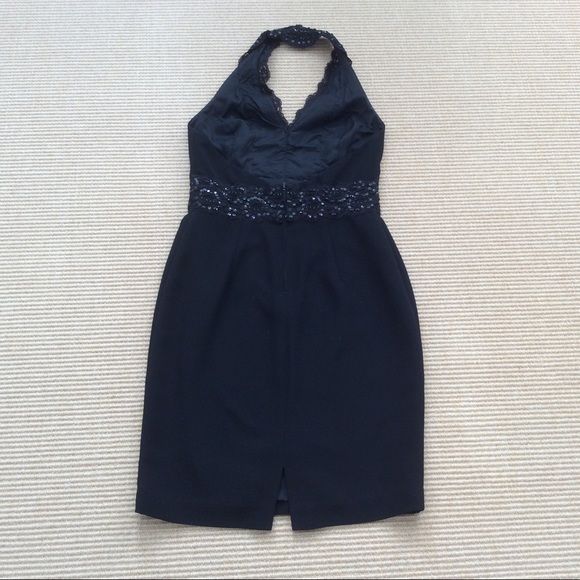 KIR Black Halter Cocktail / Party Dress - Size 10 - Picture 8 of 12